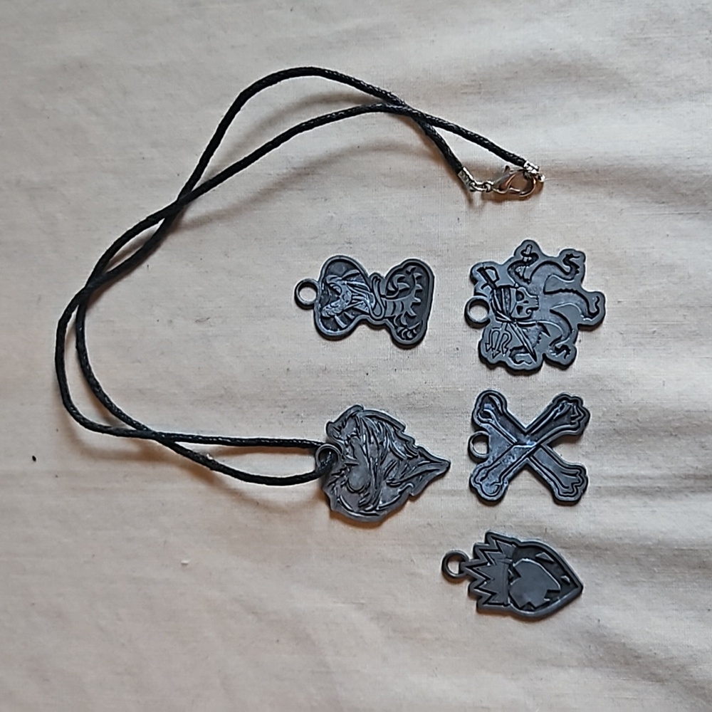Disney Descendants necklace with different charms